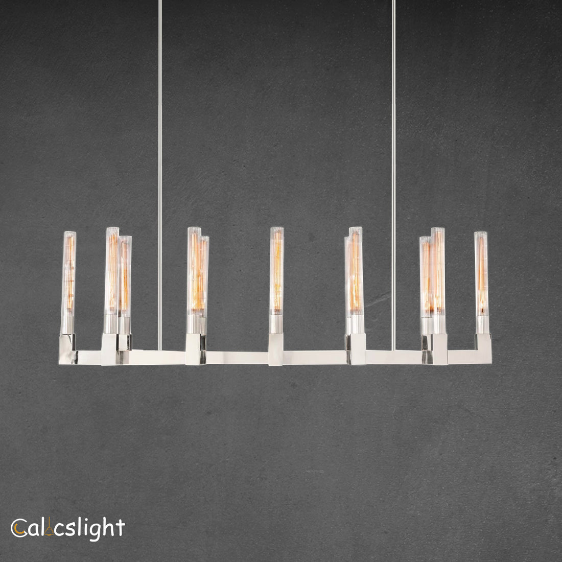 Cannel Linear Chandelier 55"