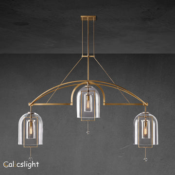 Fulcrum Linear Chandelier 61" 3-Lights