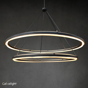 Peralt Two-Tier Round Chandelier 60"