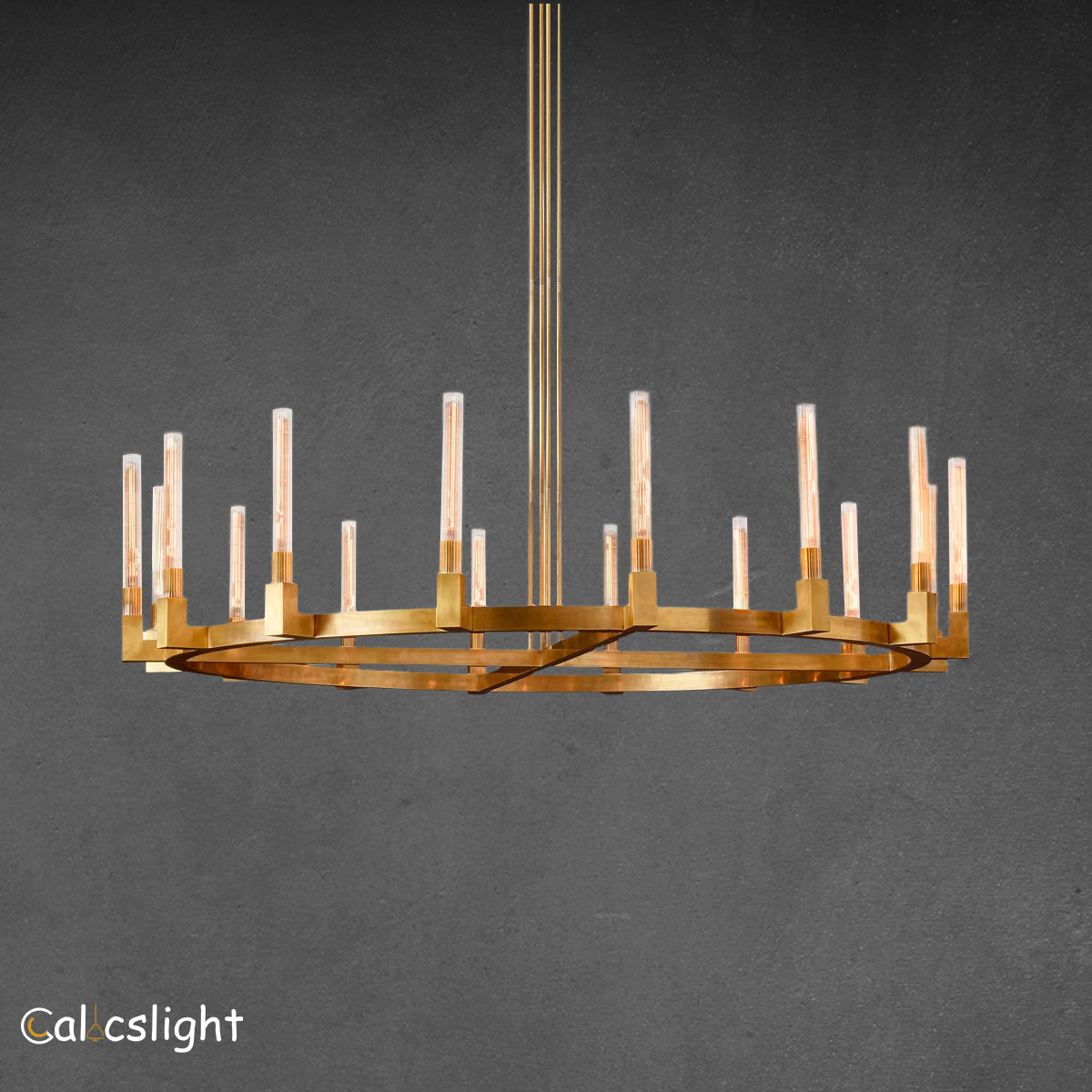 Cannel Round Chandelier 72"