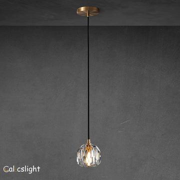 Boule De Crystal Double Ball Pendant Lighting