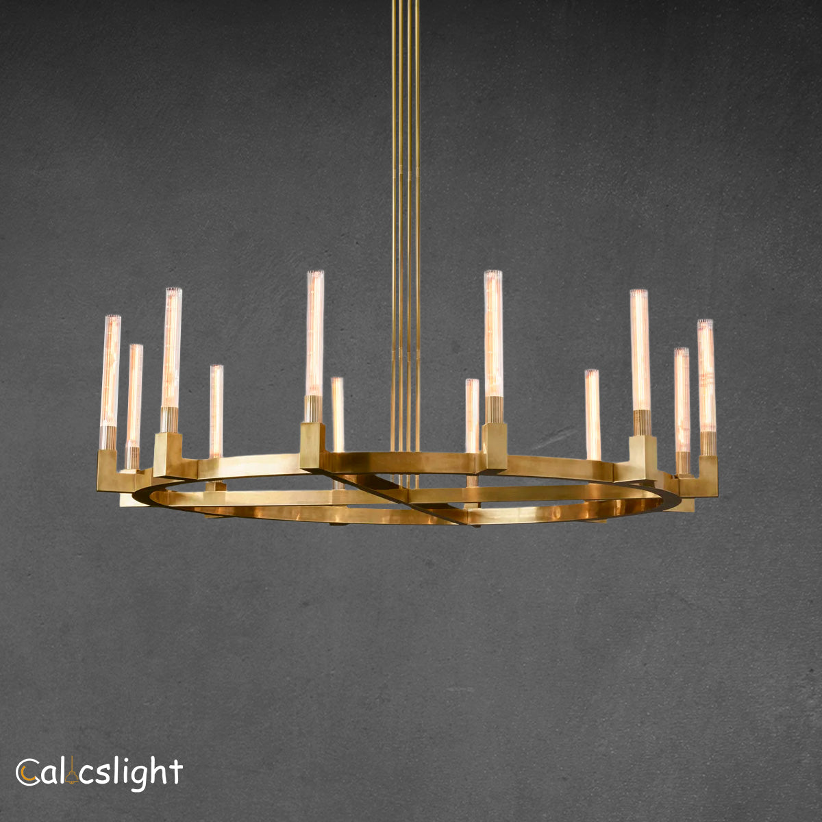 Cannel Round Chandelier 60"