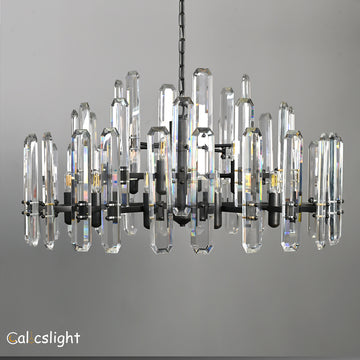 Bonnington Crystal Round Chandelier 36"