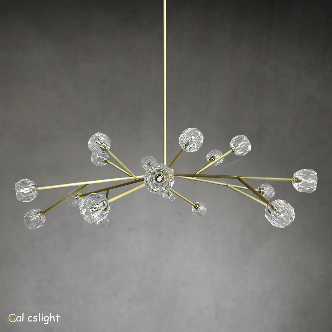 Boule De Crystal Ball Round Chandelier 72"