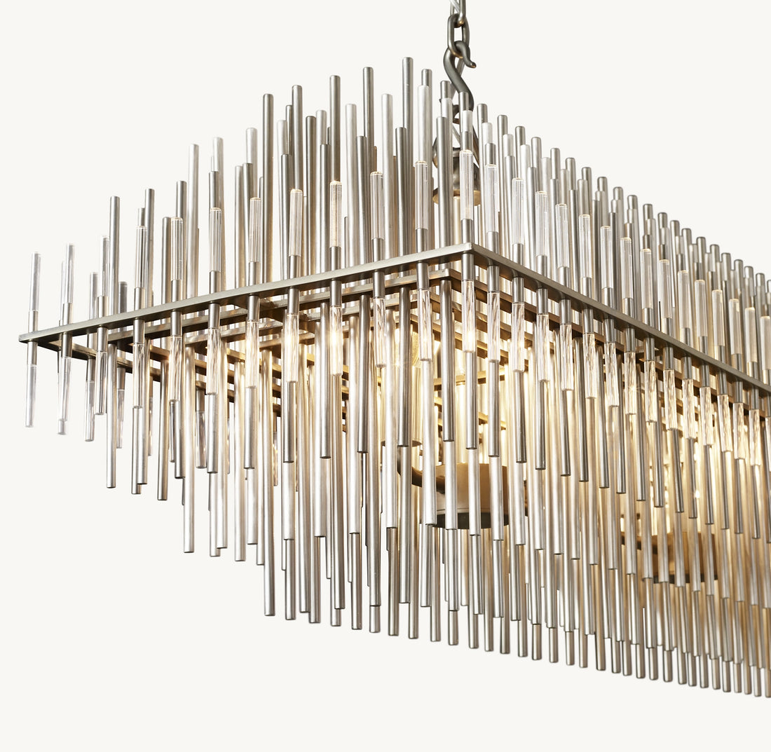 Emily Rectangular Chandelier 54"