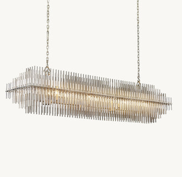 Emily Rectangular Chandelier 54"