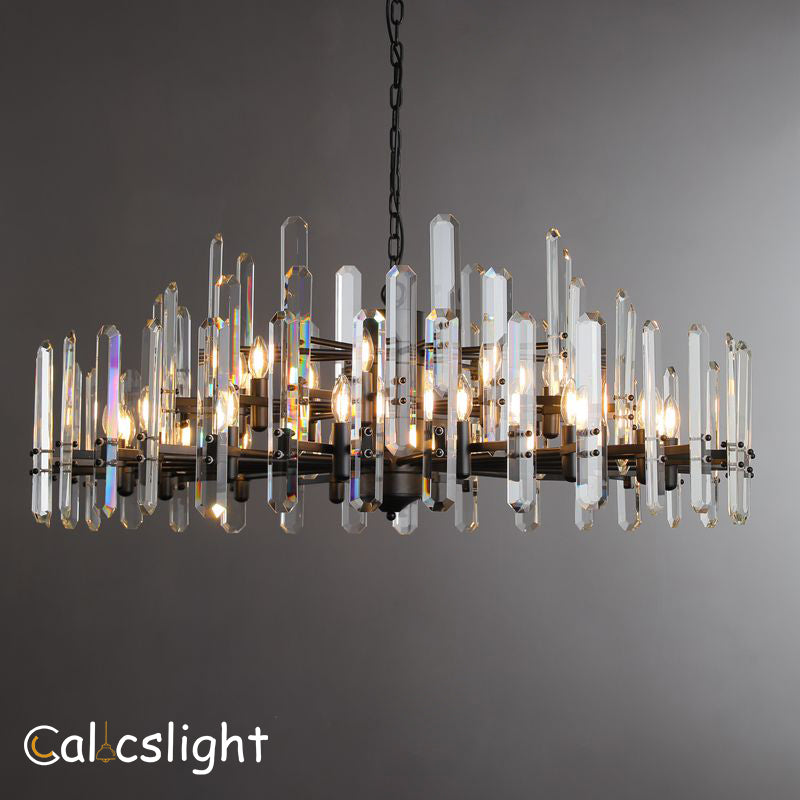 Bonnington Rectangular chandelier 48"