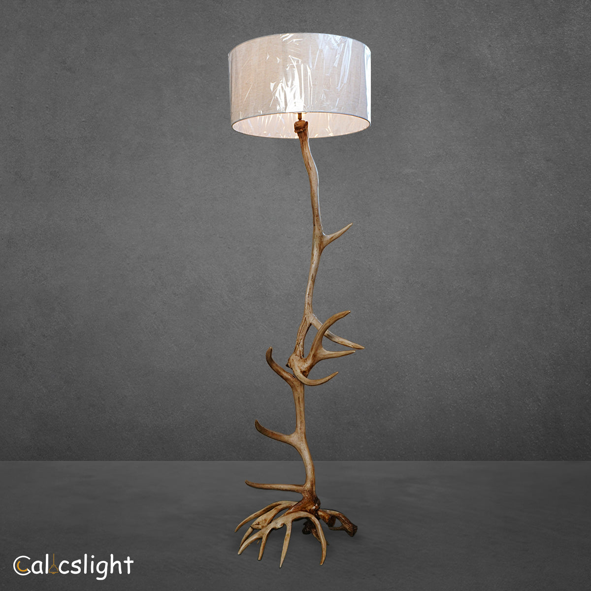 Natural Elk Antler Floor Lamp