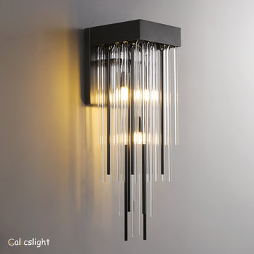 Cascade Glass Brass Wall Sconce,Wall Lamps