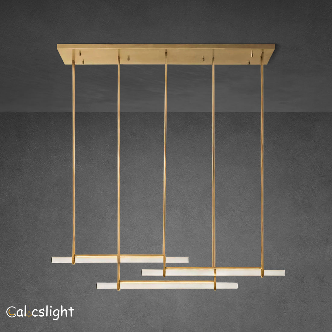 Audubon Triple Bar Linear Chandelier