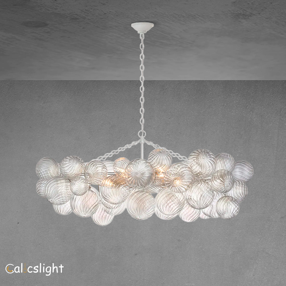 Talial Glass Medium Linear Chandelier 51"