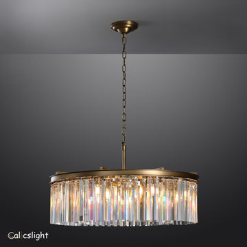 Odeon Crystal Round Chandelier 32"