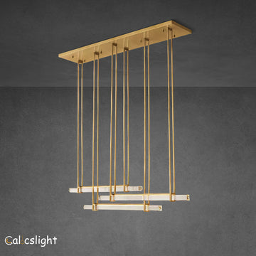 Audubon Triple Bar Linear Chandelier