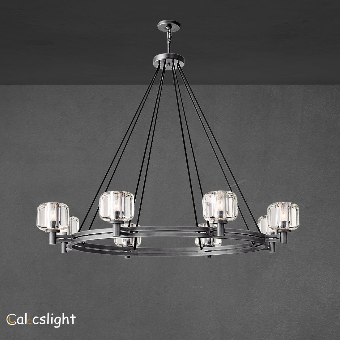 Demaret Double Round Chandelier " 48