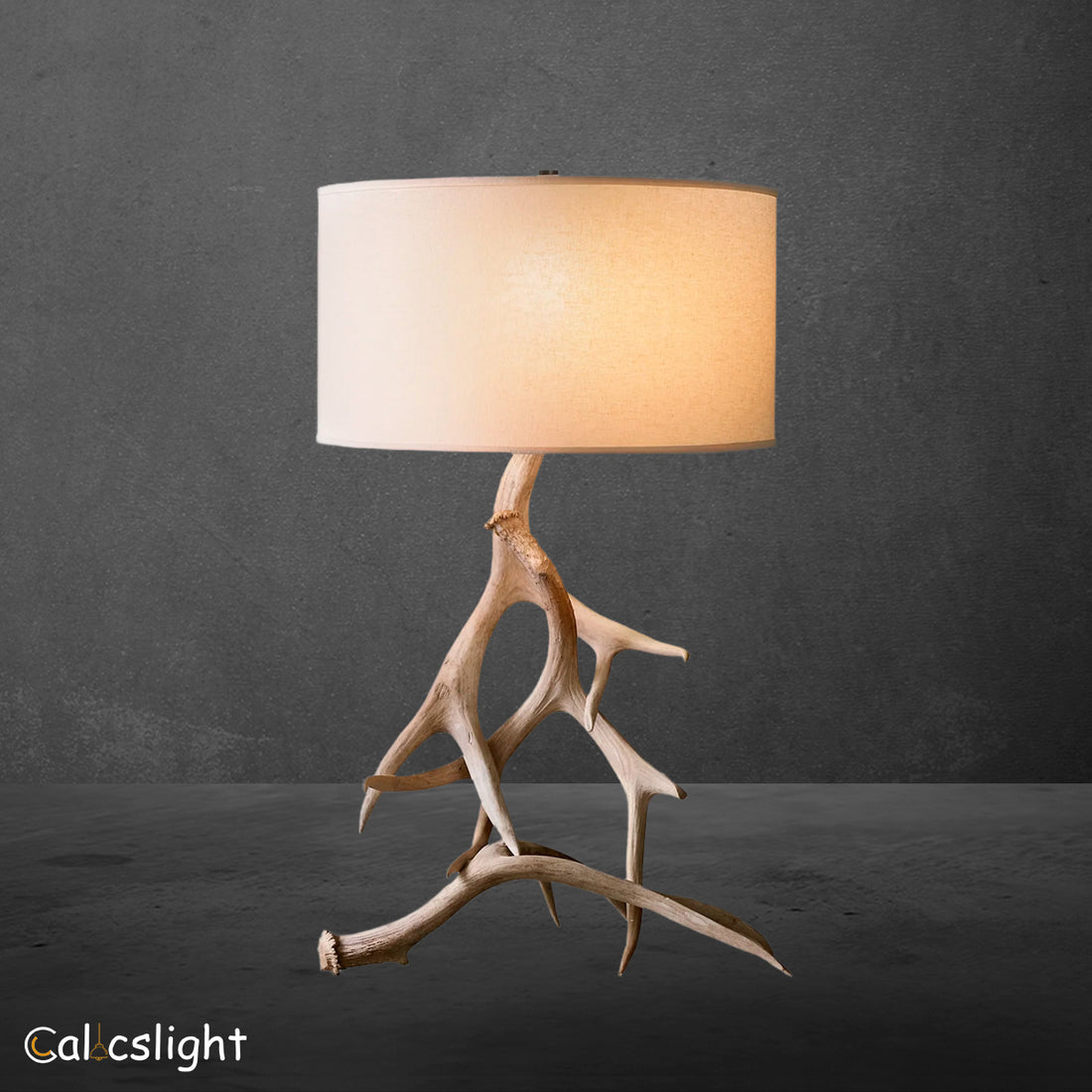 Natural Deer Antler Table Lamp