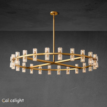 Arcachon Crystal Round Chandelier 48"