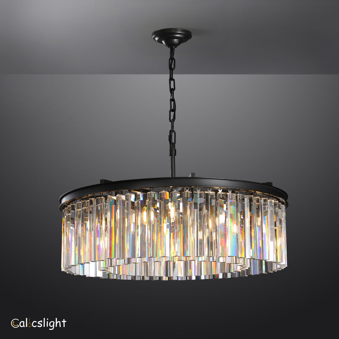 Odeon Crystal Round Chandelier 32"