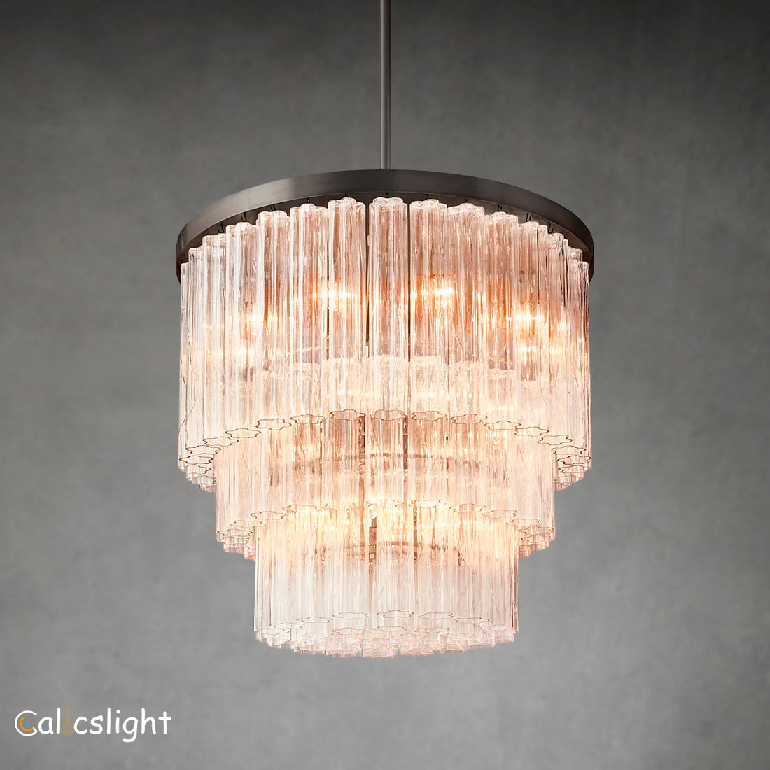 Cielo Three-Tier Round Chandelier 36"