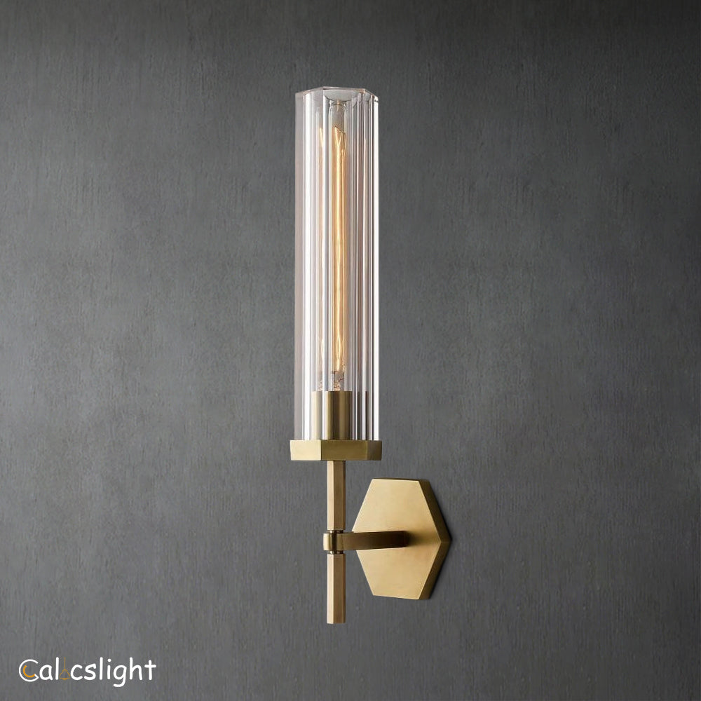 Lambet Round Grand Bathroom Wall Sconce