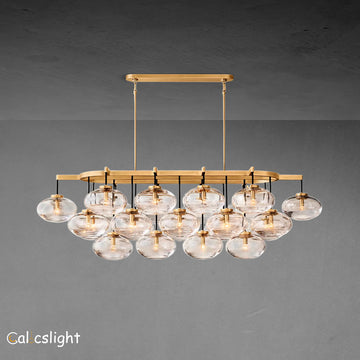 Cabratt Glass Linear Chandelier 72"