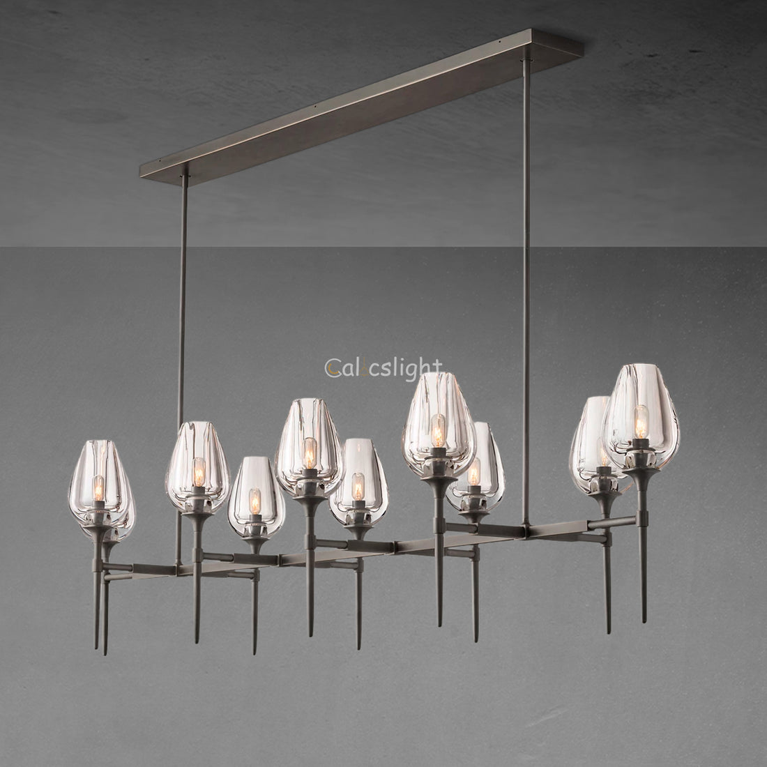 Tulip Linear Chandelier 65"