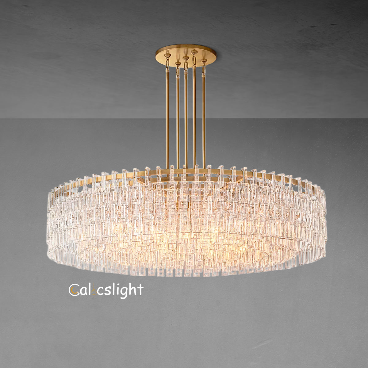 Magina K9 Crystal Round Chandelier 60"