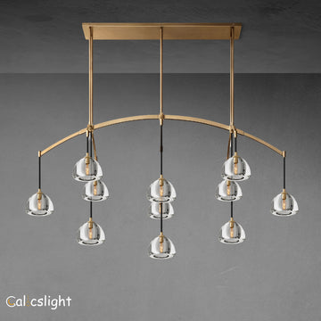 Hemisphere Linear Chandelier 72”