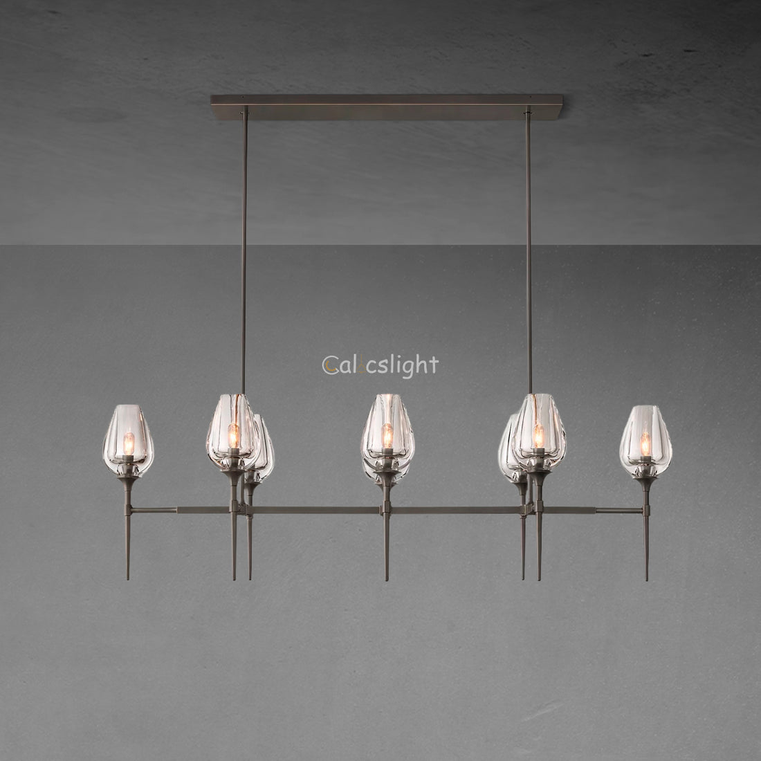 Tulip Linear Chandelier 52"