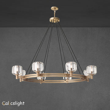 Demaret Double Round Chandelier " 48