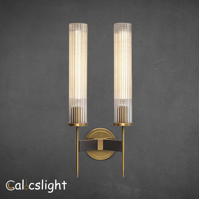 Cannel Double Candle Wall Sconce