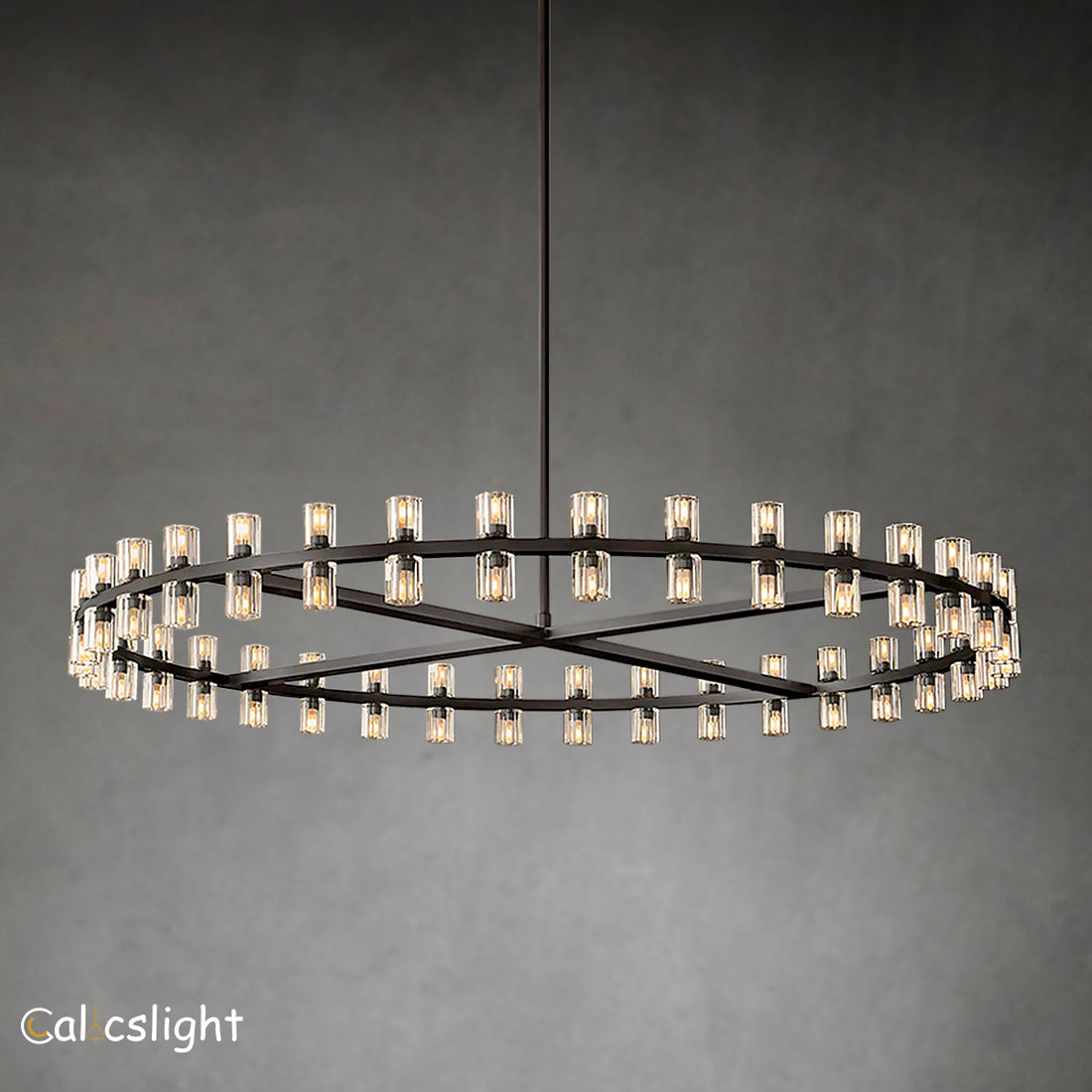 Arcachon Crystal Round Chandelier 60"