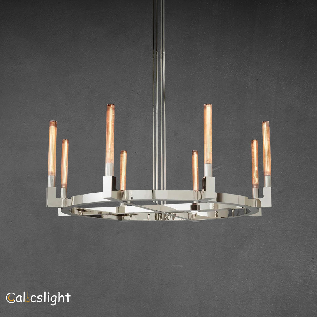 Cannel Round Chandelier 48"