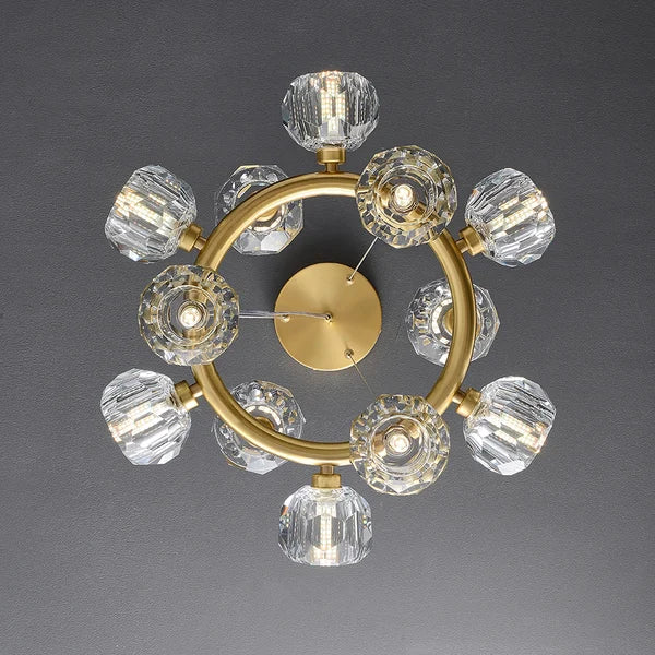 Boule De Clear Crystal Round Chandelier Cord