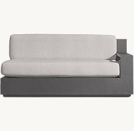 Marbella Aluminum 2 Seat Left Sofa( Qty：1 Each）