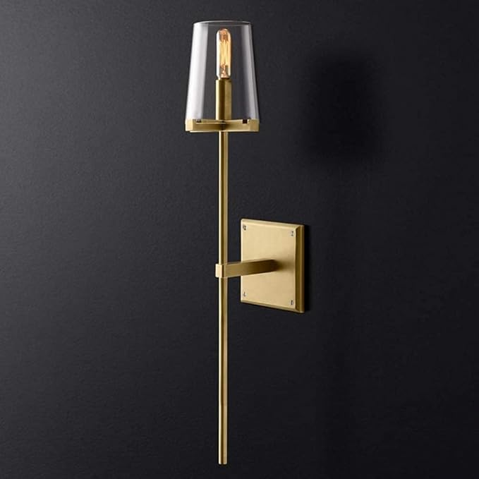 Pauillac Clear Glass Linear Wall Sconce