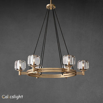 Demaret Double Round Chandelier 36"