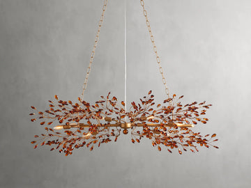 Fiore Colored Linear Chandelier 51" 68"