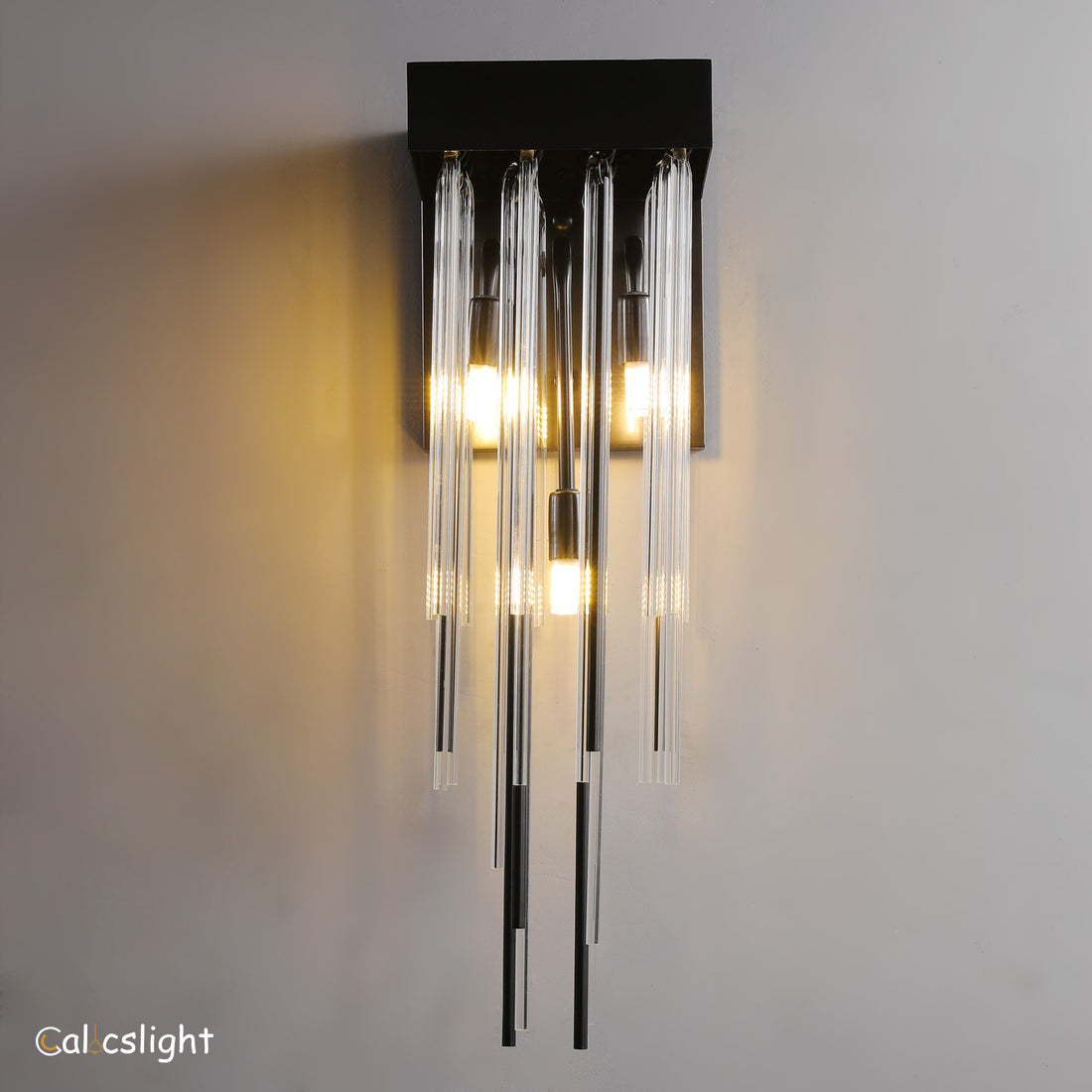 Cascade Glass Brass Wall Sconce,Wall Lamps