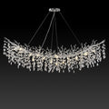 Modern Silver Crystal Glass Tree Branchs Chandelier 55