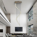 Large LED Pendant Chandeliers with Crystal Bubble Ball - Fast Delivery-1-Luxehomezone