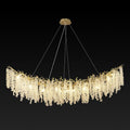 Modern Silver Crystal Glass Tree Branchs Chandelier 55