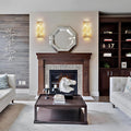 Smoke Grey Crystal Beaded Wall Sconce Light - Fast Delivery-1-Luxehomezone