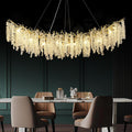 Modern Silver Crystal Glass Tree Branchs Chandelier 55