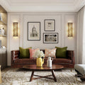 Smoke Grey Crystal Beaded Wall Sconce Light - Fast Delivery-1-Luxehomezone