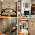 Smoke Grey Crystal Beaded Wall Sconce Light - Fast Delivery-1-Luxehomezone