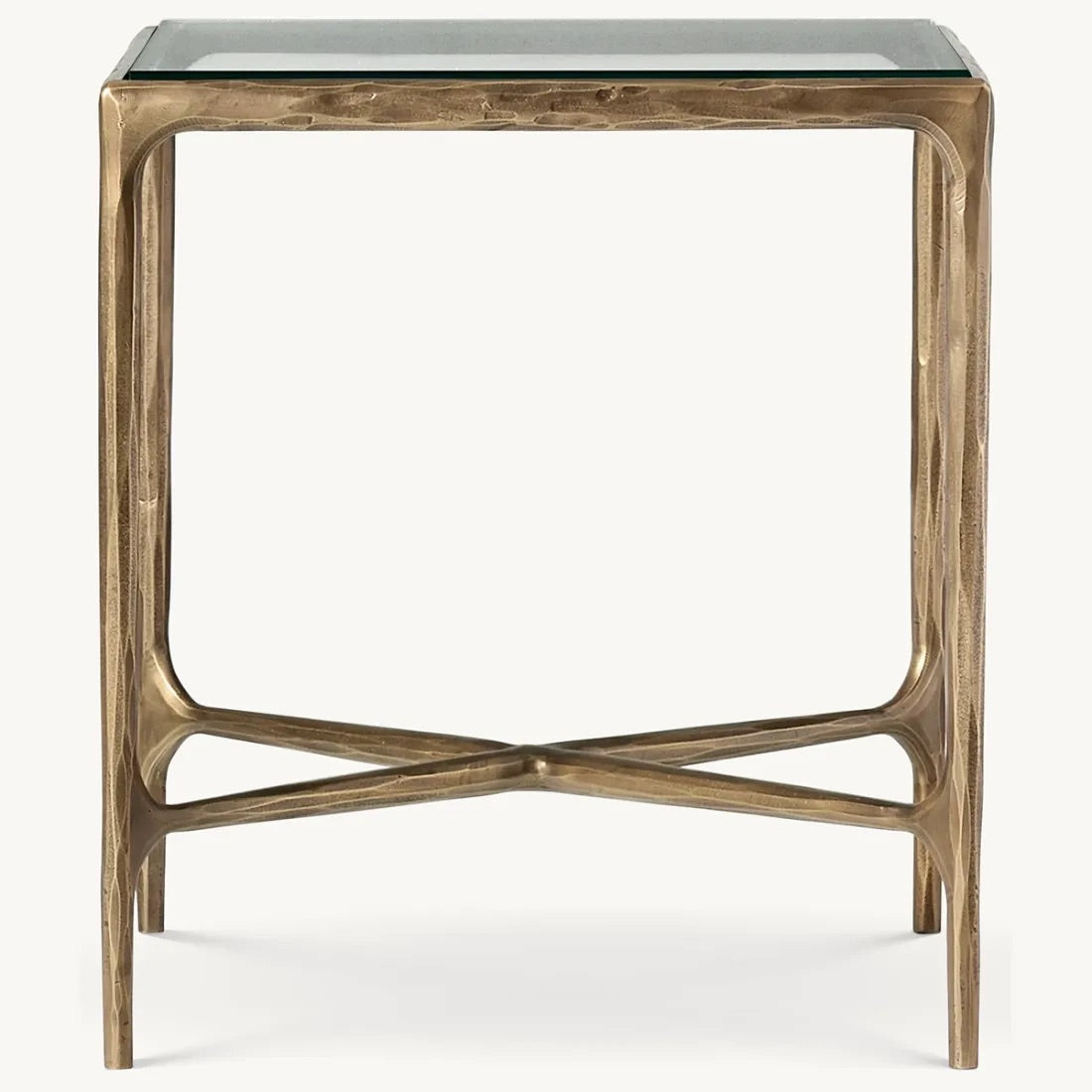 Thaddeus Glass Square Side Table