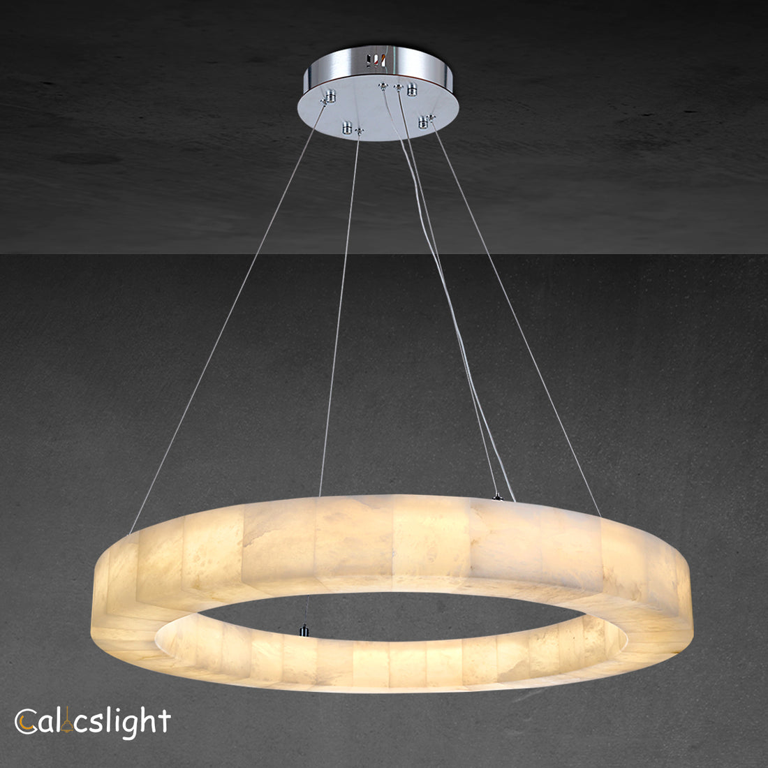 Marble Ravage Round Chandelier 40"