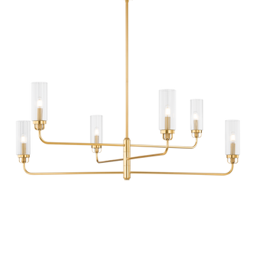 Halifax Clear Functional Design Chandelier