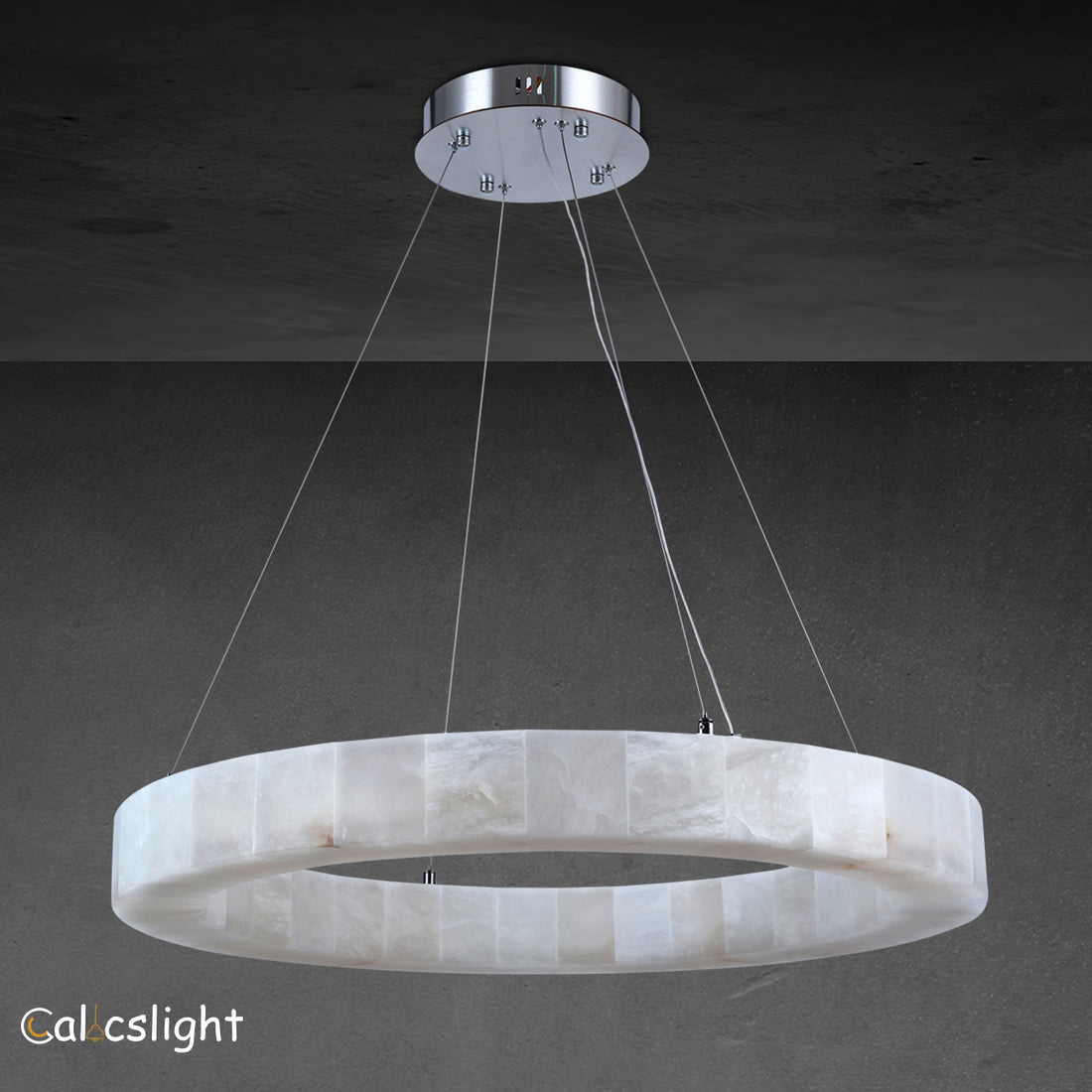 Marble Ravage Round Chandelier 31"