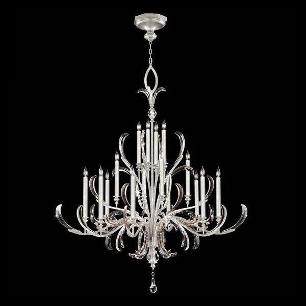 Alice Candle Arcs 2-Tier Chandelier 57"